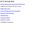 Tablet Screenshot of ece264.org